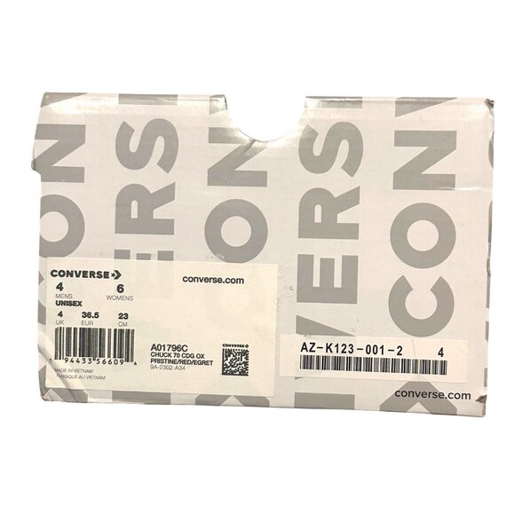 ❤️CONVERSE Hearts Valentines Day Chuck Comme des Garcons Sz 4 Mens Shoes A01796C - Picture 7 of 7